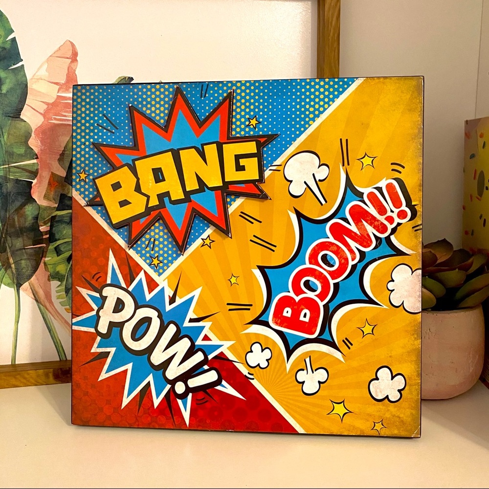 💥Comic Action Bubble Wall Art💥